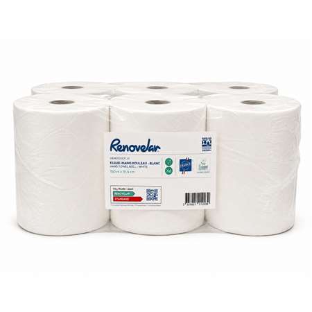 Image de ESSUIE MAINS AUTOCUT-NC 150M 2 PLIS BLANC ECOLABEL