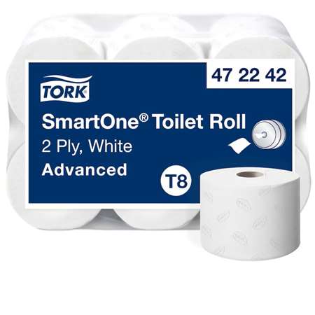 Image de PAPIER TOILETTE SMARTONE T8 2 PLIS