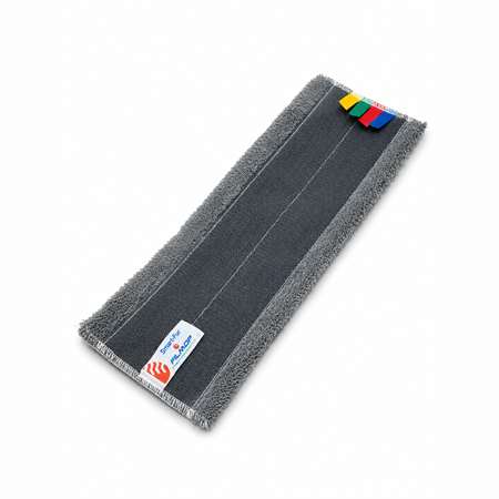 Image de FRANGE MICROFIBRE VELCRO BALAYAGE SMART-FUR 44 CM GRISE