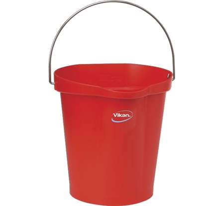 SEAU GRADUE BEC VERSEUR 12L ROUGE VIKAN