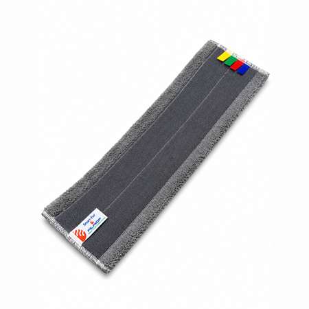 Image de FRANGE MICROFIBRE VELCRO BALAYAGE SMART-FUR 60 CM GRISE