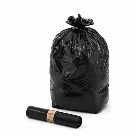 Image de SAC POUBELLE 100L NOIR 60 MICRONS NF PEBD CARTON DE 100