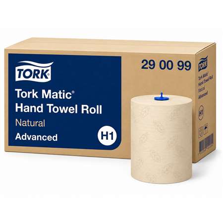 Image de ESSUIE MAINS AUTOCUT TORK H1 2 PLIS DOUX NATUREL 150M