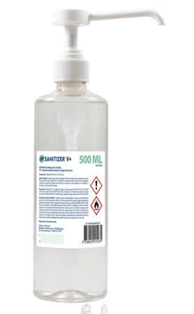 Image de GEL HYDROALCOOLIQUE SANITAZER V+ FLACON 500ML